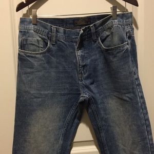 Jack & Jones Originals mens denim straight leg jeans Size 34/32 length altered